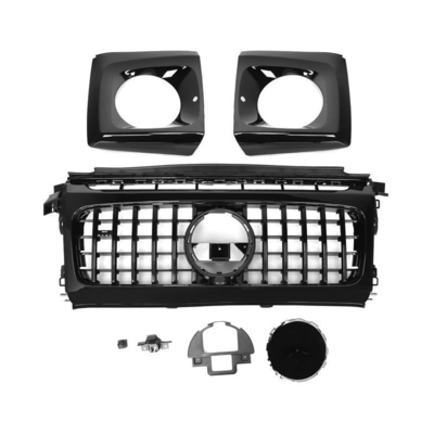 TUNING PRODUCTS ABS Gloss Zwarte voorste bumper grille voor Mercedes Benz G Class W464 2019