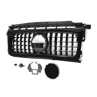 TUNING PRODUCTS ABS Gloss Zwarte voorste bumper grille voor Mercedes Benz G Class W464 2019