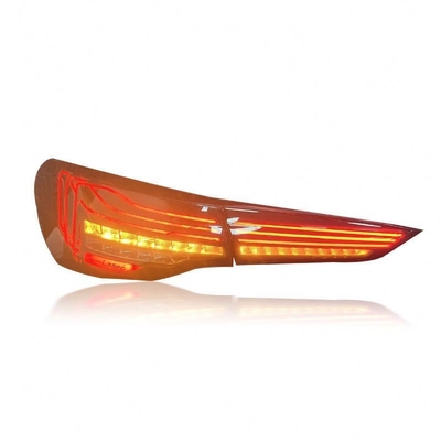 BMW 4 Serie G22 2020 Jaar G82 M4 Model CSL Style Achterlichten Zwart En Rood Kleur