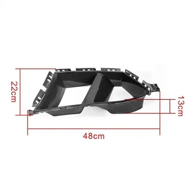 Vervang/repareren MP-stijl voor-pre-pre-dry koolstofvezel voorste bumper ventilatoren voor BMW 3 serie G80 M3 G82 M4