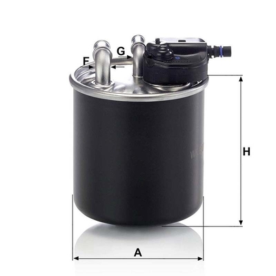 Vervang/repareer Excellent Diesel Fuel Filter OEM WK820/15 voor Mercedes Benz Auto Engine