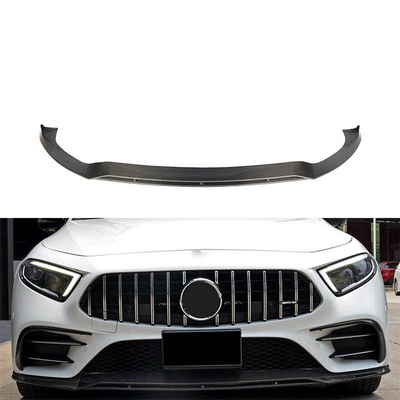Andere koolstofvezel C257 voorbumper lip splitter kin voor Mercedes Benz CLS CLS 400 Sport CLS53 AMG 2018 2019