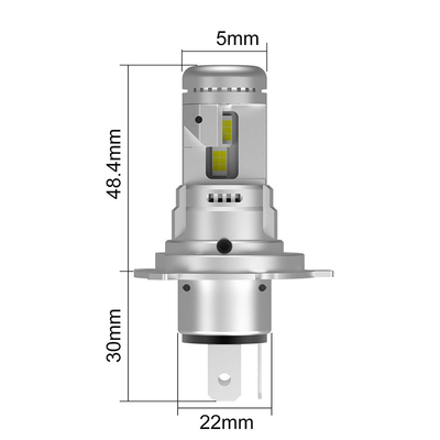 9005 9012 H11H7 H4 LED autolamp 30W 4000Lm koplamp met 6000K kleurtemperatuur