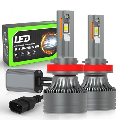 Waterdichte IP65-LED-koplampen voor universele auto's H1 H4 H19 H7 H18 H8 H11 9005 9006 9012