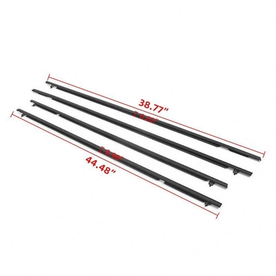 Grote voorraad rubberen autodeur weerstrook voor Honda Civic 72950-Sna-A01 72910-Sna-A01