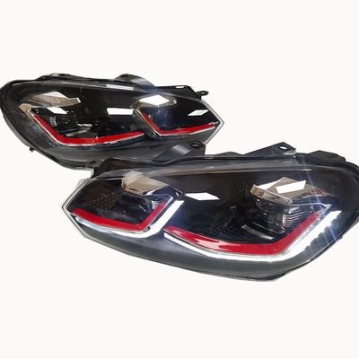 Jaar 2009-2013 Golf 6 Gestoorde VW VI koplampen met halogeen naar Xenon/LED aanpassing