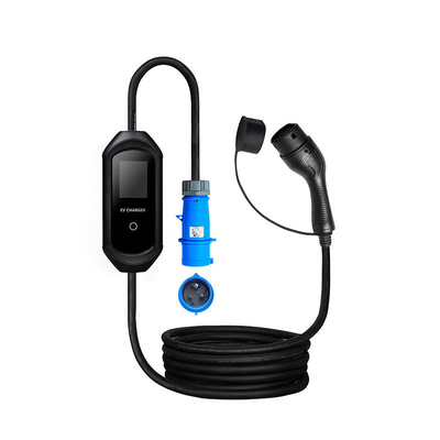 LED-indicator Type2 1.7-7KW Wallbox Fast EV Charging Station voor maximale ingangsvermogen van 250 V