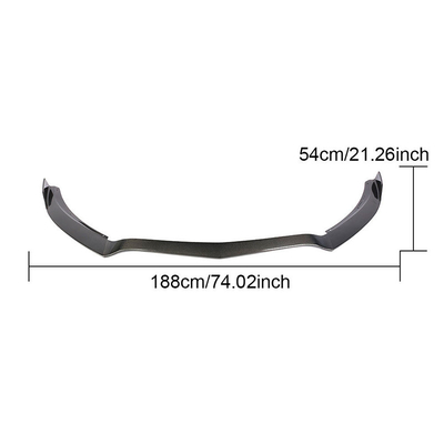 194*62*13CM GT Carbon Fiber Front Lip Voor Mercedes Benz AMG GTR 2016-2018 Voorste bumper