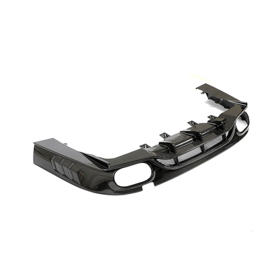Droge koolstofvezel X290 achterbumper lip voor Mercedes Benz AMG GT 53 GT 43 4-deurs 2019 2020