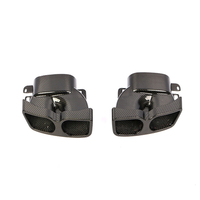 Andere jaar droog koolstofvezel W205 Tail Muffler uitlaatpijpen voor Mercedes Benz W213 W218 W222 GLE GLC CLA 2019