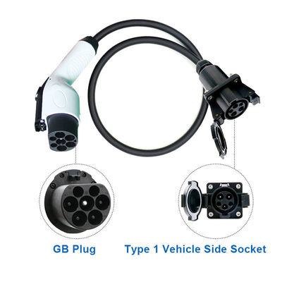 Elektrisch laadstation Adapter J1772 tot GBT 32A 250V AC Werktemperatuur 30 50