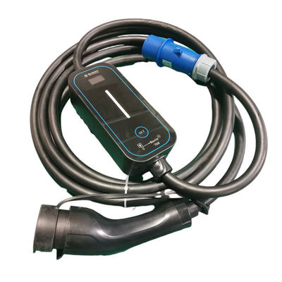 GBT Draagbare EV-laadmachine Type1/Type2 Elektrische voertuigen met 16A/32A instelbare stroom