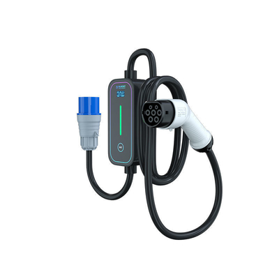 7kW draagbare EV-laadmachine voor laden aan boord bij omgevingstemperatuur van -30 °C tot 50 °C