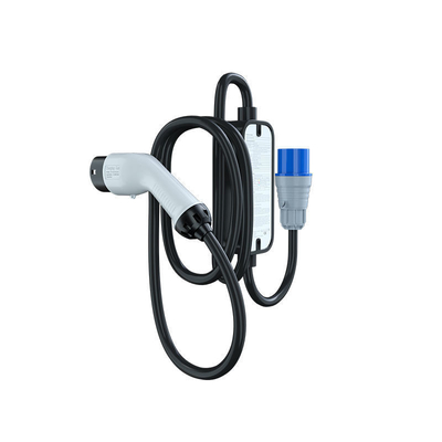 7kW draagbare EV-laadmachine voor laden aan boord bij omgevingstemperatuur van -30 °C tot 50 °C