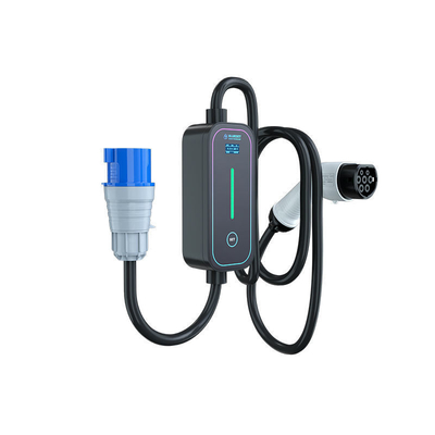 7kW draagbare EV-laadmachine voor laden aan boord bij omgevingstemperatuur van -30 °C tot 50 °C