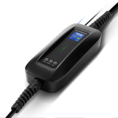 16A 3.6KW elektrisch voertuigoplader met IP66-classificatie en AC 220V 20% uitgangsspanning