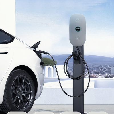 Vloer gemonteerd AC EV-oplaadstation met een Type 2 stekker