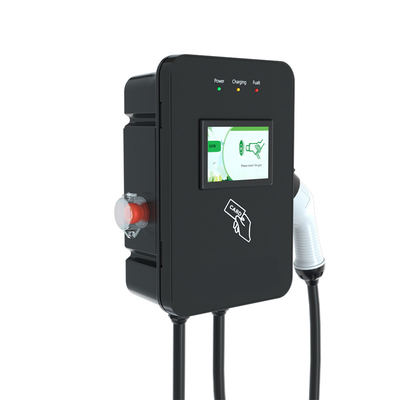 Europese standaard 7 kW elektrische voertuigoplaadmachine met touchscreen