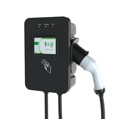 Europese standaard 7 kW elektrische voertuigoplaadmachine met touchscreen