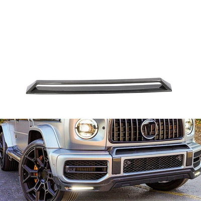Carbon Fiber Front Bumper Grille Vent Trims Voor Mercedes Benz W463 W464 G55 G63 Amg 2019 2020