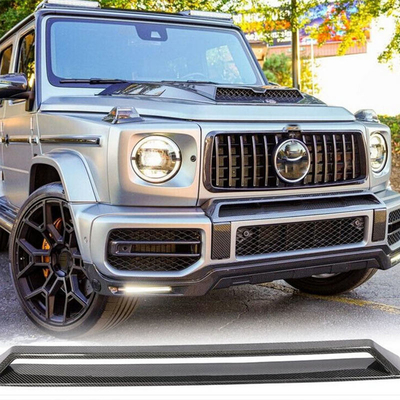 Carbon Fiber Front Bumper Grille Vent Trims Voor Mercedes Benz W463 W464 G55 G63 Amg 2019 2020