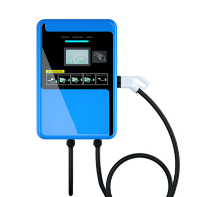 3.5 inch LCD display 60KW EV wandlader Wallbox AC Wall Mount Car Charging Station