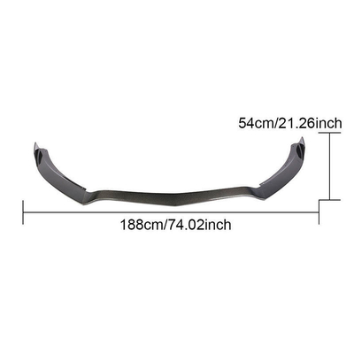Mercedes Benz C63 AMG 2-deurs 2015-2019 Op maat gemaakte Carbon Fiber Front Bumper Splitter Lip
