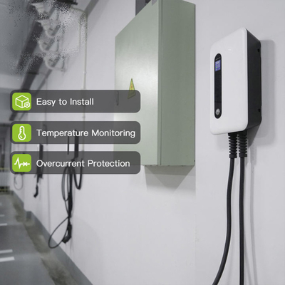 32A 7KW elektrisch autolader voor Tesla Interface Standard Wandmontage prestaties