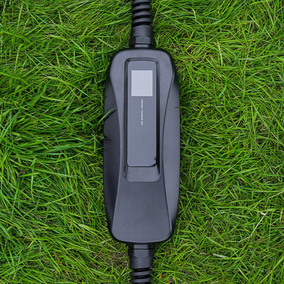 32A Type1/Type2 Draagbare EV-oplaadbus voor Nissan LEAF-oplaadkabels Zwart