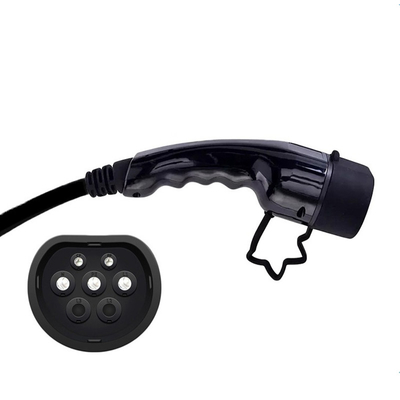 110V-240V wisselstroom Type 2 elektrische auto draagbare EV-oplader met stroomverstelbare Schuko-plug