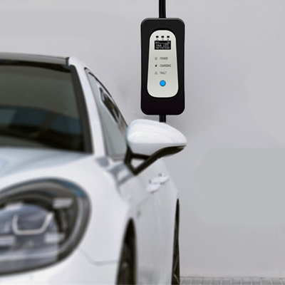 110V-240V wisselstroom Type 2 elektrische auto draagbare EV-oplader met stroomverstelbare Schuko-plug