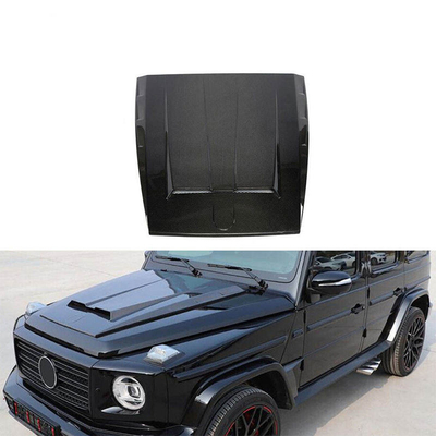 Mercedes-Benz G-Klasse G500 G550 AMG 2019 Glanz Zwart Carbon Fiber Motor Hood Cover