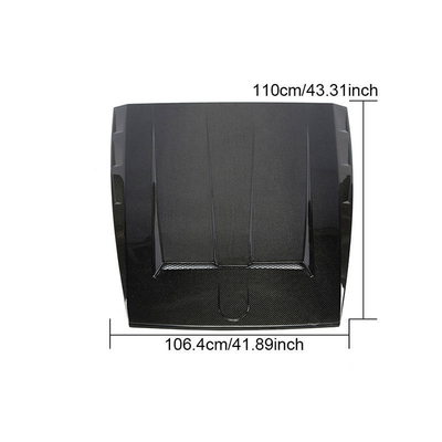 Mercedes-Benz G-Klasse G500 G550 AMG 2019 Glanz Zwart Carbon Fiber Motor Hood Cover
