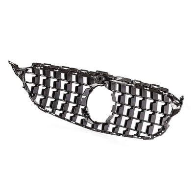 ABS voorste bumper mesh grill GT type auto voorste grill grill voor C-CLASS W205 2014-2018