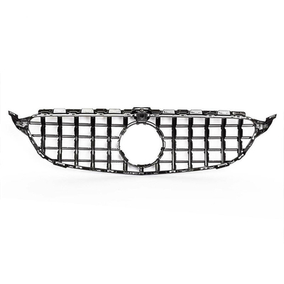 ABS voorste bumper mesh grill GT type auto voorste grill grill voor C-CLASS W205 2014-2018