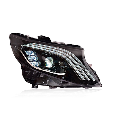 12V LED-koplampen voor Mercedes-Benz Vito Modified Maybach Style DRL inbegrepen