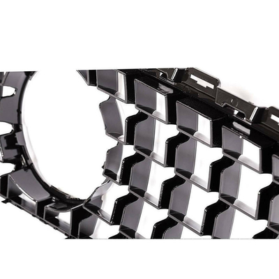 100% getest Abs Gloss Zwart Gt Type Chrome Grille voor Mercedes Benz C-Klasse W205