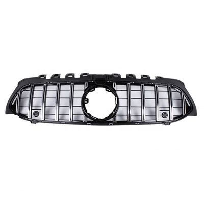 Zwarte en zilveren gaas grille De perfecte aanvulling op uw Mercedes Benz A-Klasse W177