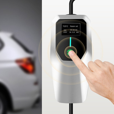230V AC Single Phase Portable EV Charger met IP66-certificering en 7Kw uitgangsvermogen