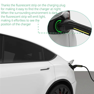 230V AC Single Phase Portable EV Charger met IP66-certificering en 7Kw uitgangsvermogen