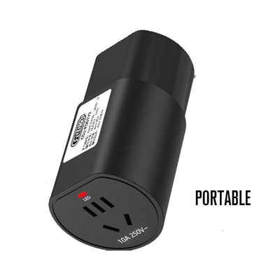 Draagbaar oplaadpistool voor buitenkamperen voor elektrische voertuigen met een nominale vermogen van 4 kW