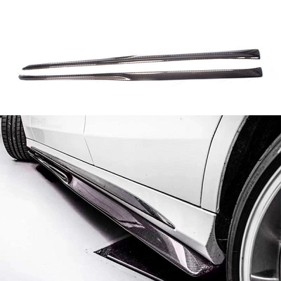 225*20*24 cm Carbon Fiber zijdescherming zijdekleding voor Mercedes Benz W205 C205 Sport