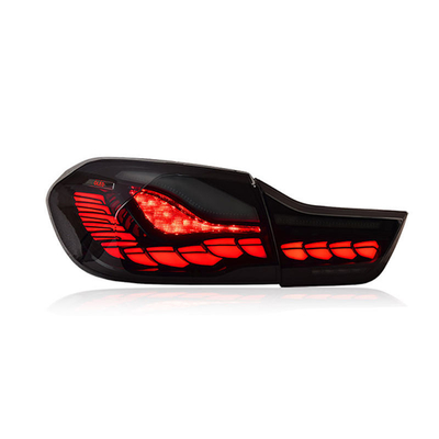 2014-2019 Toepasselijke achterlichten Running Dragon Scale Style LED voor BMW 4 Series F32