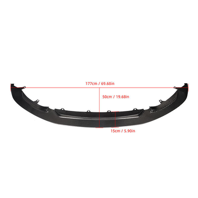 Gloss Zwarte M-per GT4 Stijl Carbon Fiber voorlip voor BMW M4 M3 F80 F82 Bumper Lip 2014