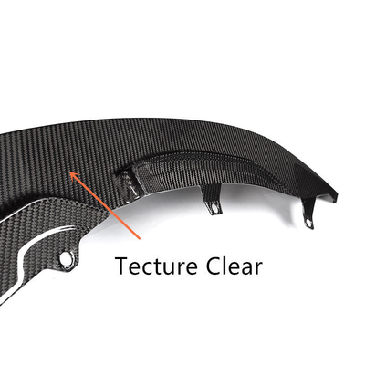 Gloss Zwarte M-per GT4 Stijl Carbon Fiber voorlip voor BMW M4 M3 F80 F82 Bumper Lip 2014