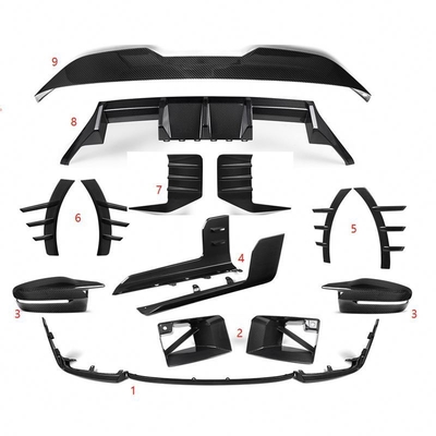Prepreg Droge koolstofvezel M2 G87 Bumper Trim Body Kit MP Style Design Voor BMW Supply