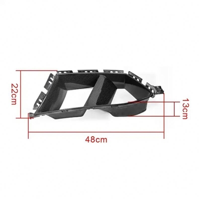 MP-stijl droog koolstofvezel voorste bumper mist luchtinlaat voor BMW G80 M3 G82 G83 M4
