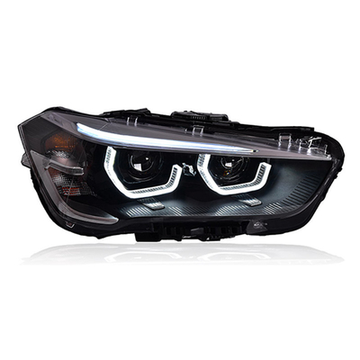 12V koplamp Montage Gemodificeerde Lepel Daglicht LED Laserlens Voor BMW X1