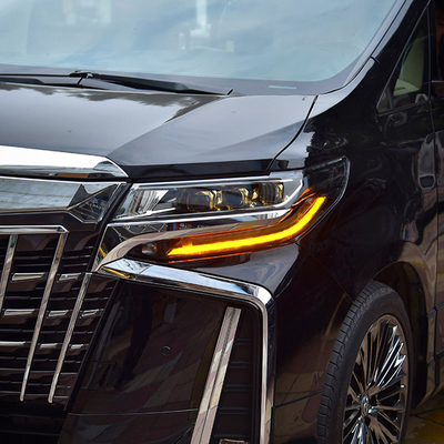 Gewijzigde Japanse versie Drie-oog LED-lens koplamp voor Toyota Alphard Perfect Fit