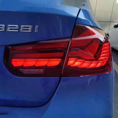 12V Transparante Rode Achterlicht LED Achterremlichten Perfect voor BMW 3 Serie F30